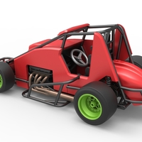 Pavement Sprint car Scale 1:25 - Thumbnail 11