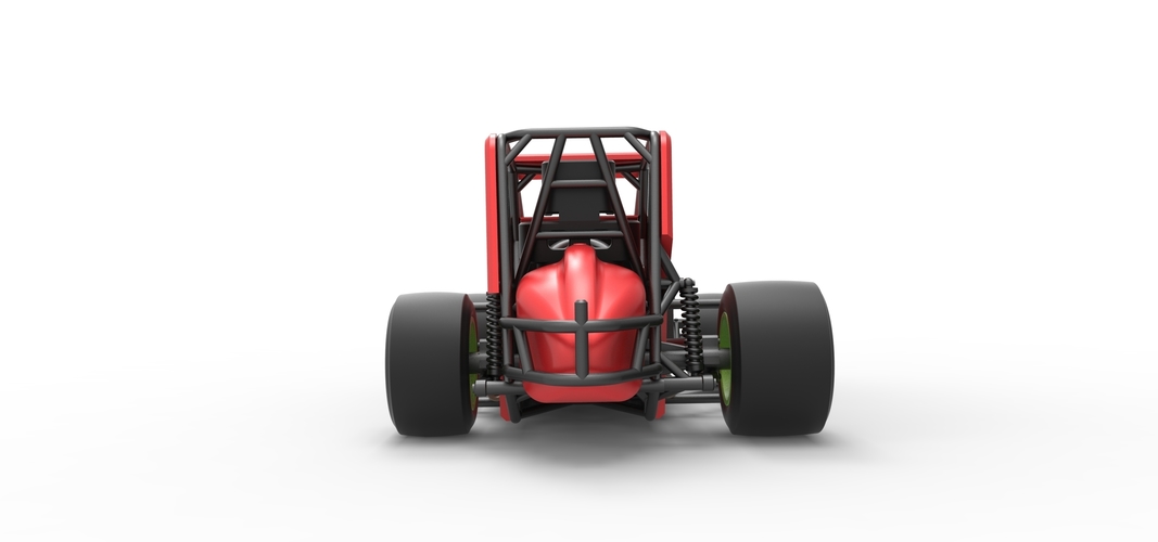 Pavement Sprint car Scale 1:25 3D Print 513741