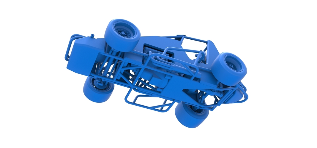 Pavement Sprint car Scale 1:25 3D Print 513745