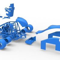 Pavement Sprint car Scale 1:25 - Thumbnail 23