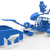 Pavement Sprint car Scale 1:25 - Thumbnail 24