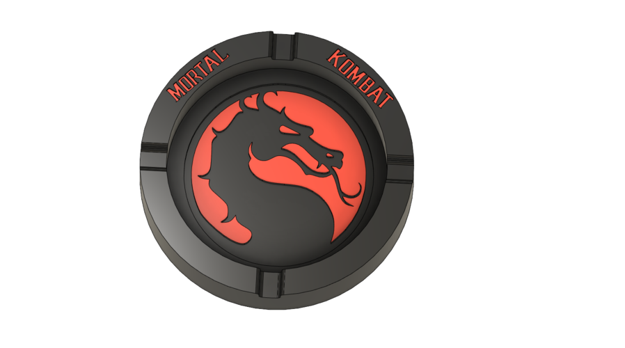 Mortal Kombat Ashtray 3D Print 513784