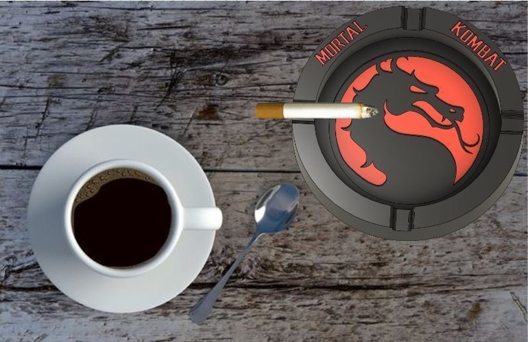 Mortal Kombat Ashtray 3D Print 513785