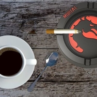 Small Mortal Kombat Ashtray 3D Printing 513785