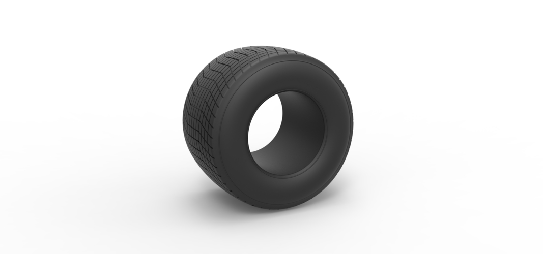 Diecast Dirt Sprint racing tire 20 Scale 1:25 3D Print 513794