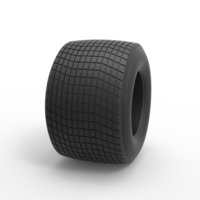 Dirt Sprint racing tire 20 Scale 1:25 - Thumbnail 3