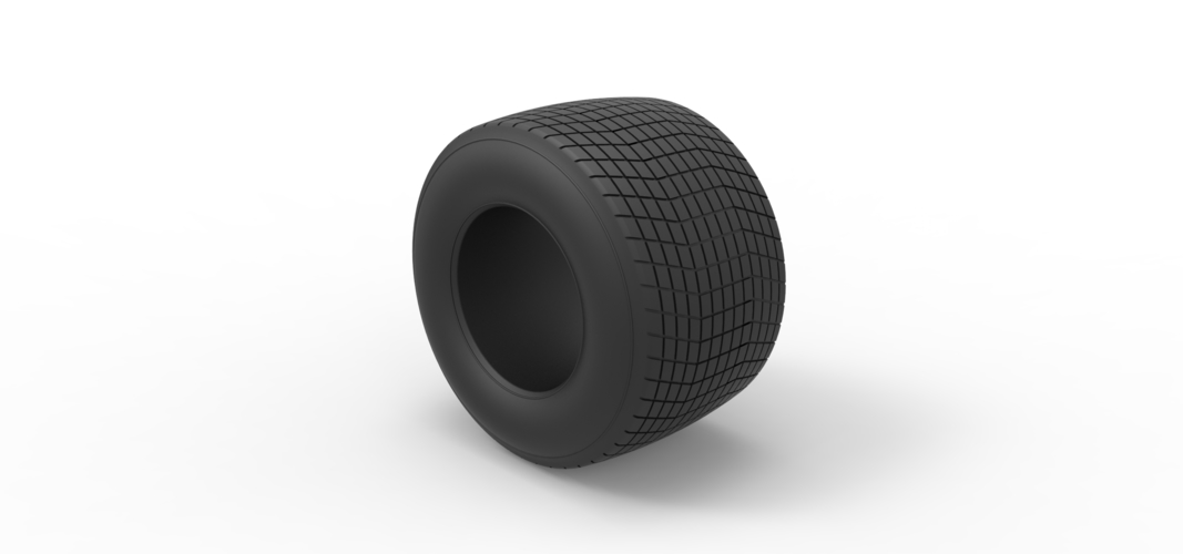 Diecast Dirt Sprint racing tire 20 Scale 1:25 3D Print 513800