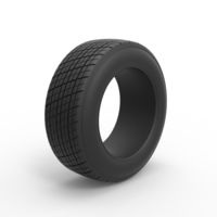 Dirt Sprint racing front tire 7 Scale 1:25 - Thumbnail 2