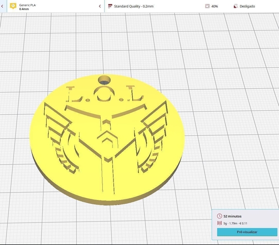 Mastery 7 LOL keychain 3D Print 513944