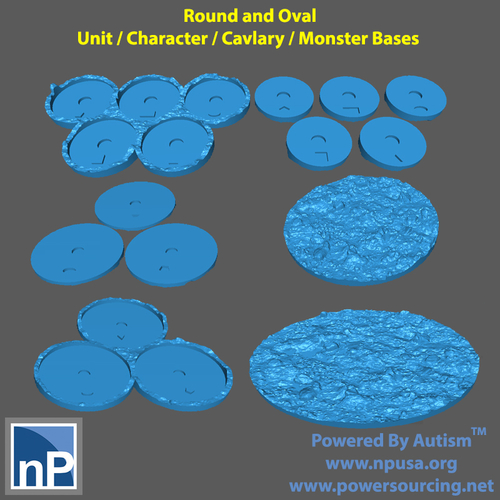 AOS Unit Trays / Bases - Muddy Rubble Slope 3D Print 513954