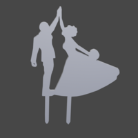 toper -para tarta-boda - Thumbnail 1