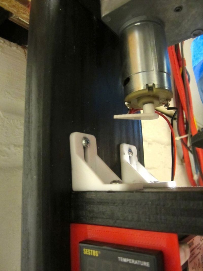 Motor spin indicator for the Filastruder