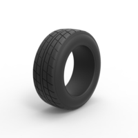 Dirt Sprint racing front tire 8 Scale 1:25 - Thumbnail 2