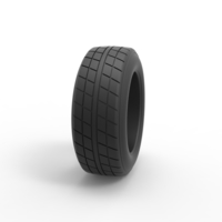 Dirt Sprint racing front tire 8 Scale 1:25 - Thumbnail 3
