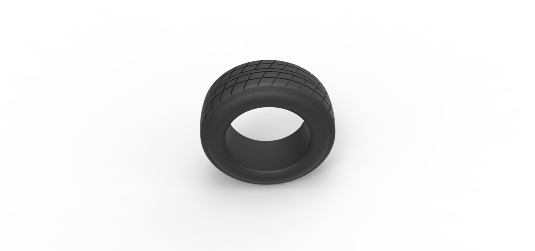 Dirt Sprint racing front tire 8 Scale 1:25 3D Print 514244
