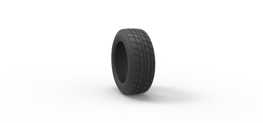 Dirt Sprint racing front tire 8 Scale 1:25 3D Print 514246