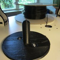 Rostock Max EZStruder Top Plate Mount and Spool Holder - Thumbnail 3