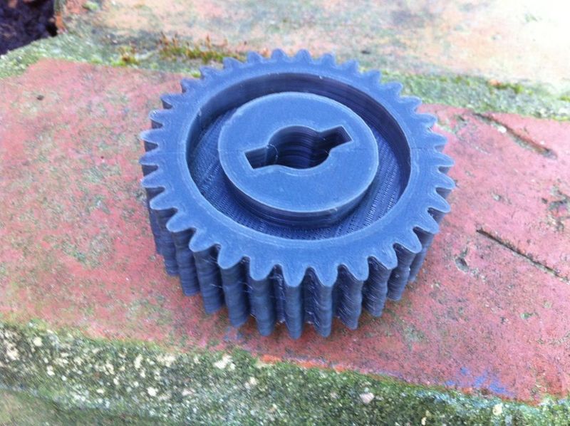 Helical Drive Gear for Garage Door