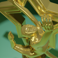 STAR TROPHY FOR GYMNASTICS OR BALLET - Thumbnail 2