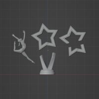 STAR TROPHY FOR GYMNASTICS OR BALLET - Thumbnail 3