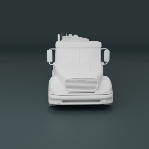 FREIGHTLINER COLUMBIA TRUCK WITH TANKER 3D Print 514499