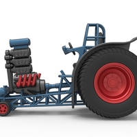 Fun short Super modified Pulling tractor V2 Scale 1:25 - Thumbnail 8