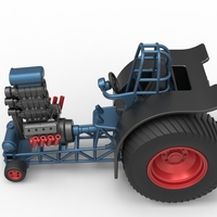 Fun short Super modified Pulling tractor V2 Scale 1:25 - Thumbnail 9