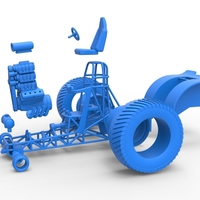 Fun short Super modified Pulling tractor V2 Scale 1:25 - Thumbnail 15