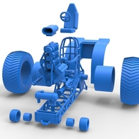 Fun short Super modified Pulling tractor V2 Scale 1:25 - Thumbnail 18