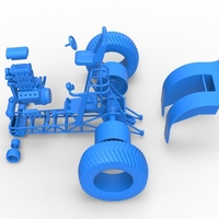 Fun short Super modified Pulling tractor V2 Scale 1:25 - Thumbnail 20