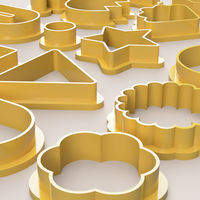 BOHO 3 SET POLYMER CLAY CUTTER - Thumbnail 4