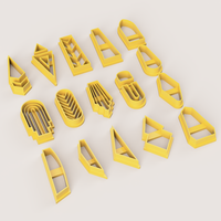 BOHO 4 SET POLYMER CLAY CUTTER - Thumbnail 4