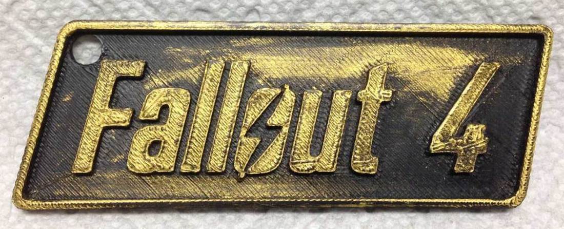 Fallout 4 keychain 3D Print 51466
