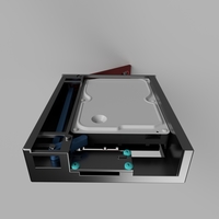 Internal PC Hotswap Case for standard CD-Rom place - Thumbnail 3