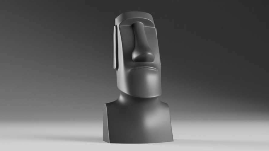 Moai 3D Print 514881