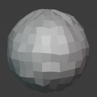 Small SPHERE RANDOMIZED VERTEXES 0 03 3D Printing 514982