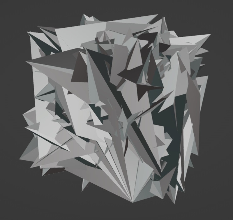 SPHERE RANDOMIZED VERTEXES 8