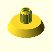 Small Nidek 500 Lensometer Base 3D Printing 51502