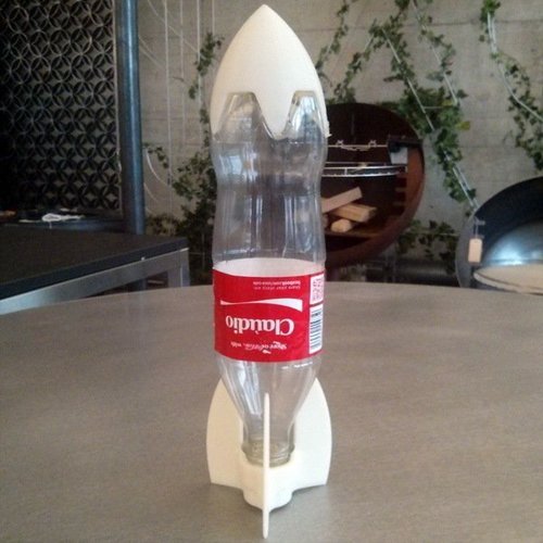 Alcohol Rocket from PET Bottle 3D Print 51504