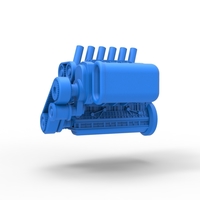 Supercharged straight-six engine Version 2 Scale 1:25 - Thumbnail 4