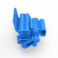 Supercharged straight-six engine Version 2 Scale 1:25 - Thumbnail 6
