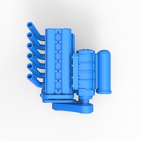 Supercharged straight-six engine Version 2 Scale 1:25 - Thumbnail 7