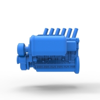 Supercharged straight-six engine Version 2 Scale 1:25 - Thumbnail 8