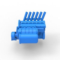 Supercharged straight-six engine Version 2 Scale 1:25 - Thumbnail 9