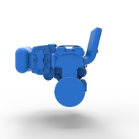 Supercharged straight-six engine Version 2 Scale 1:25 - Thumbnail 12