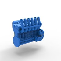 Supercharged straight-six engine Version 2 Scale 1:25 - Thumbnail 14