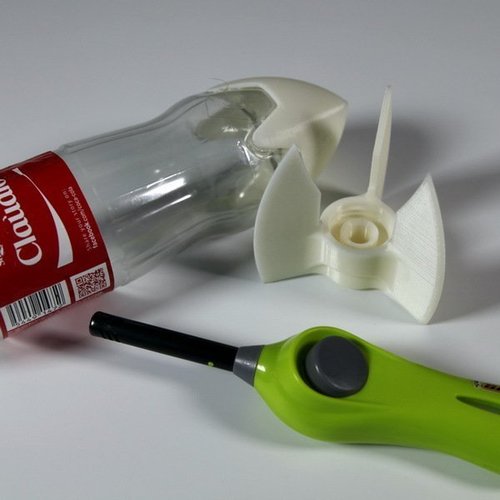 Alcohol Rocket from PET Bottle 3D Print 51507
