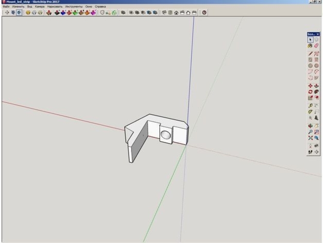 Mounting the LED strip on the profile 20x20 3D Print 515112