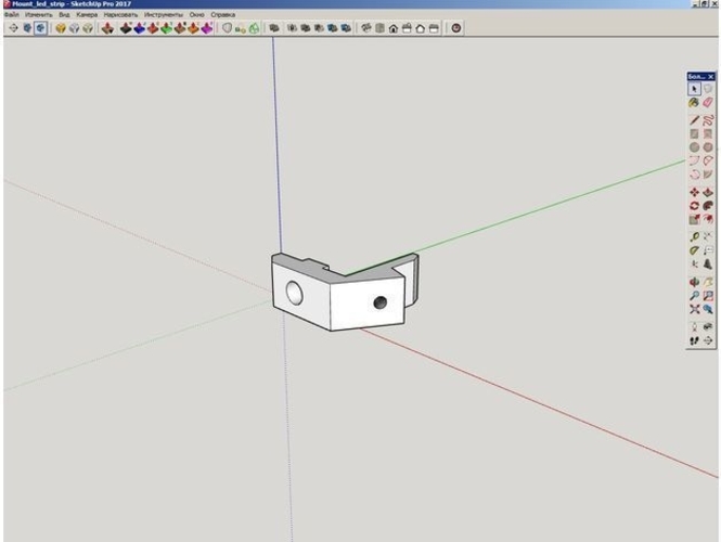 Mounting the LED strip on the profile 20x20 3D Print 515113