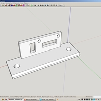 Small ​Fastening the end switch of the Z axis to the 2020 profile  3D Printing 515135